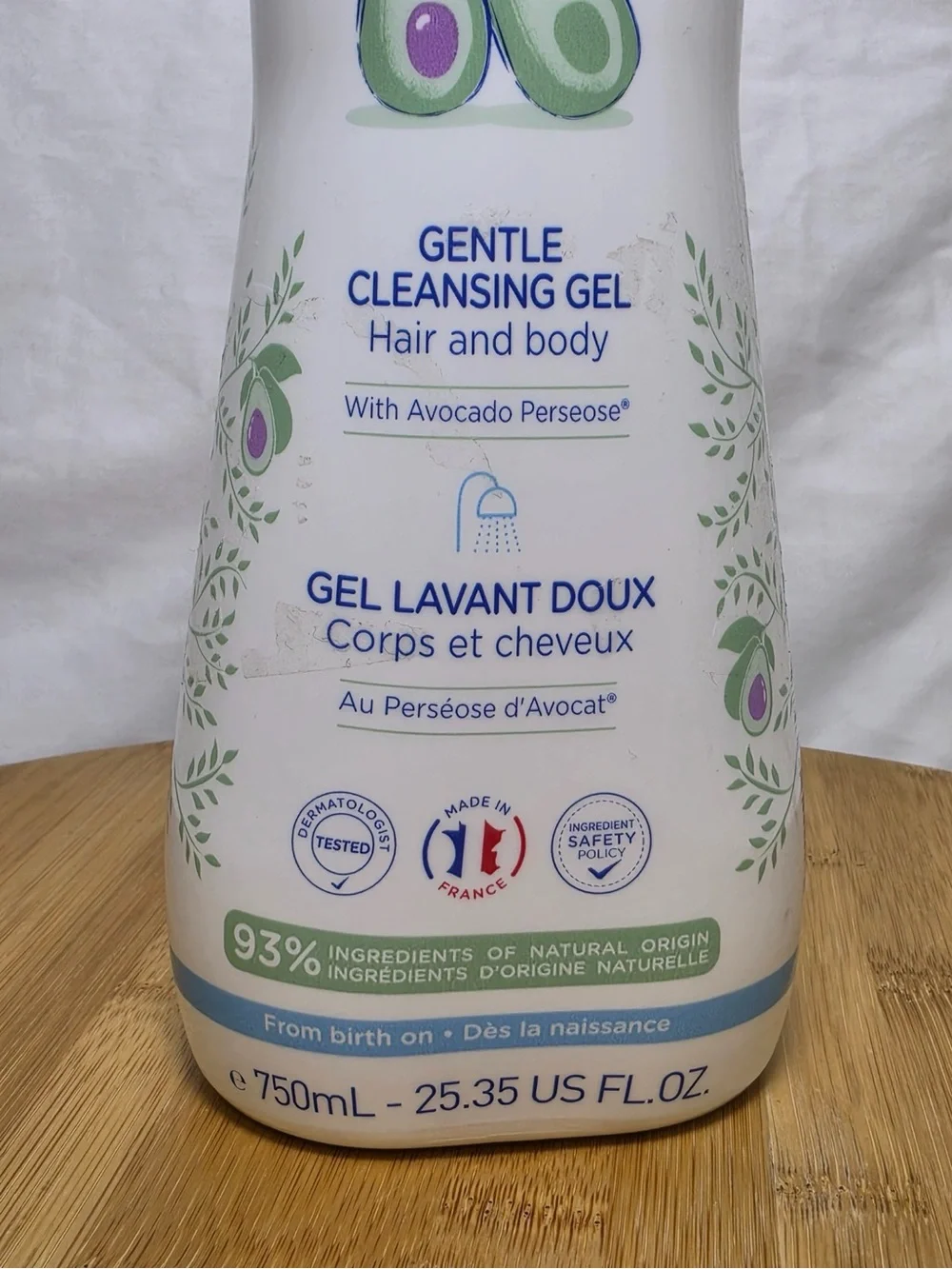 Mustela Gentle Cleansing Gel Hair Body Baby Wash 25.35 oz 750ml Exp 06/2028